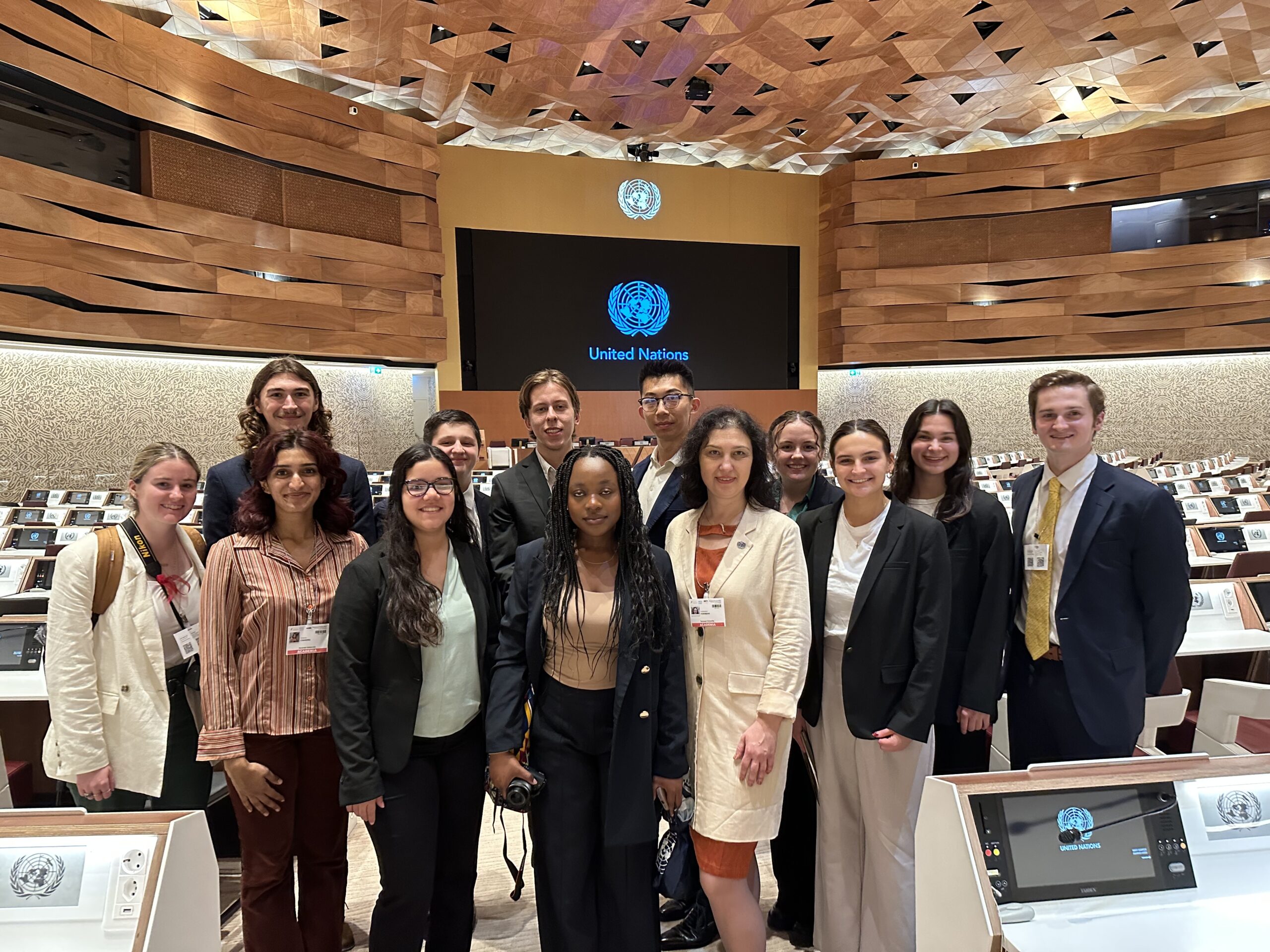 Syracuse University Students at the UNEP Conference in Geneva