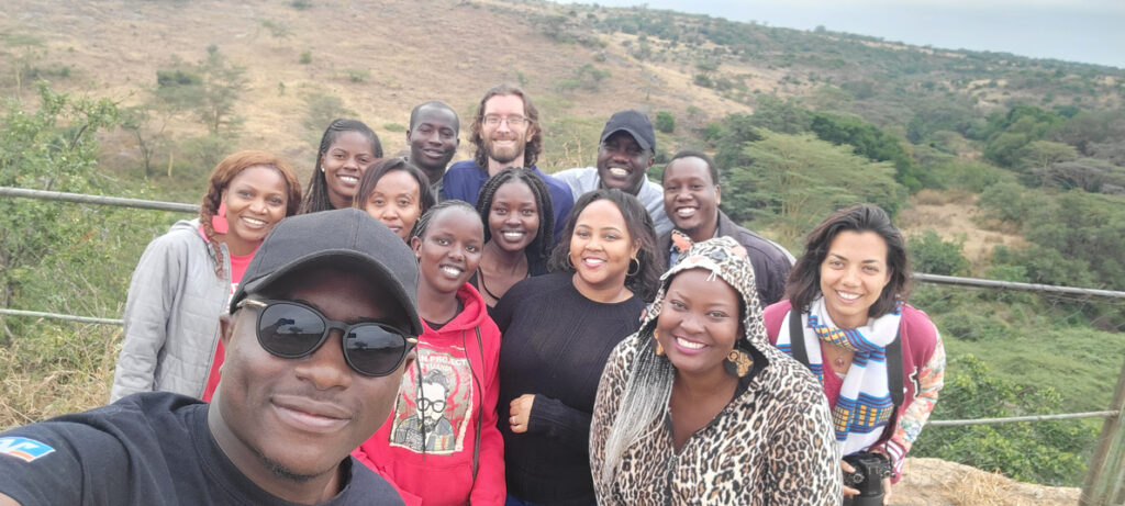 Research team in Nairobi National Park 