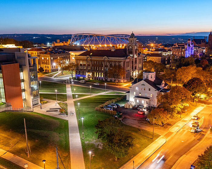 Syracuse University Campus in the Fall