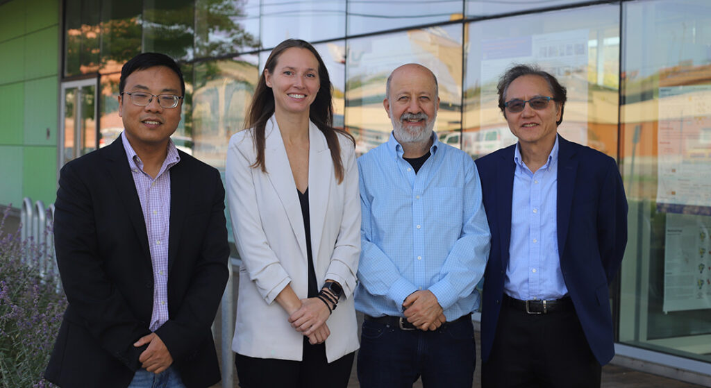 Professors Bing Dong, Jackie Anderson, Ian Shapiro and Jensen Zhang