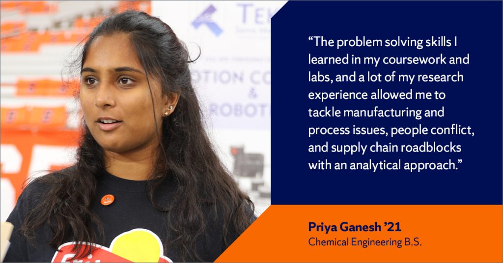 A portrait of Priya Ganesh