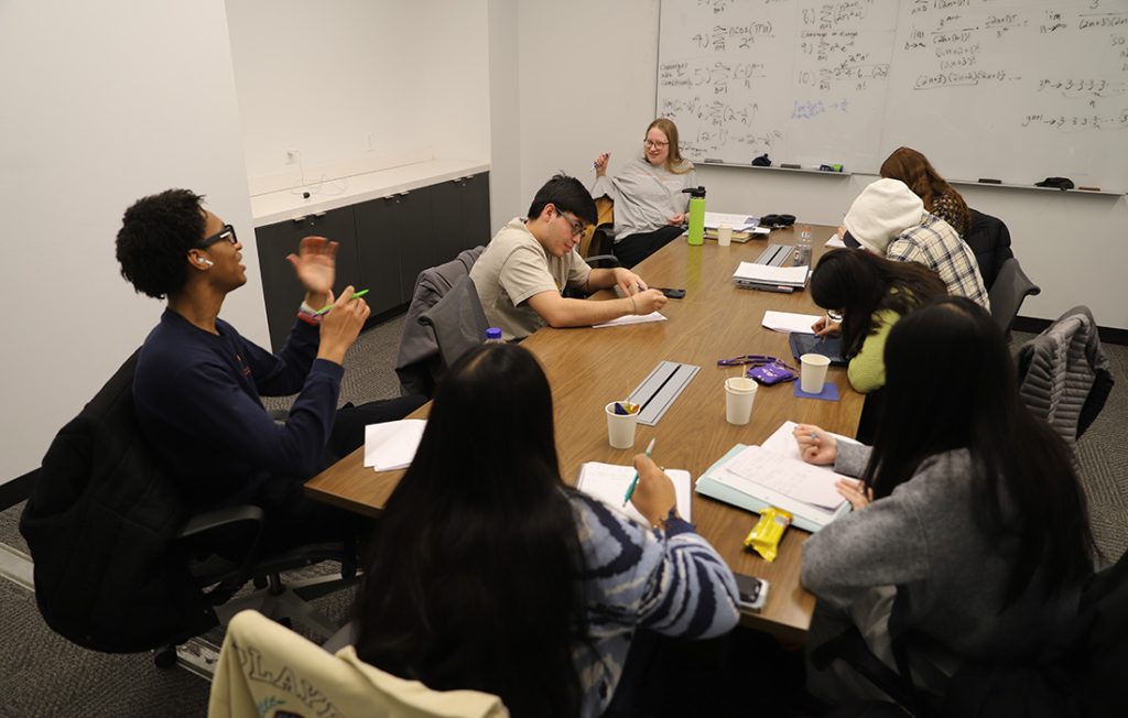 Students in an Academic Excellence Workshop session