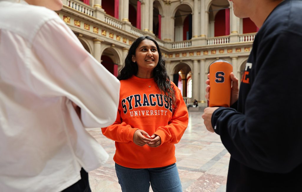 A student studying in Strasbourg, France
