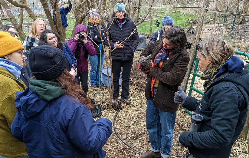 Tour of Radix Ecological Sustainability Center in Albany, NY as part of the 2025 NYS 
Organics Summit, facilitated in part by ISE.