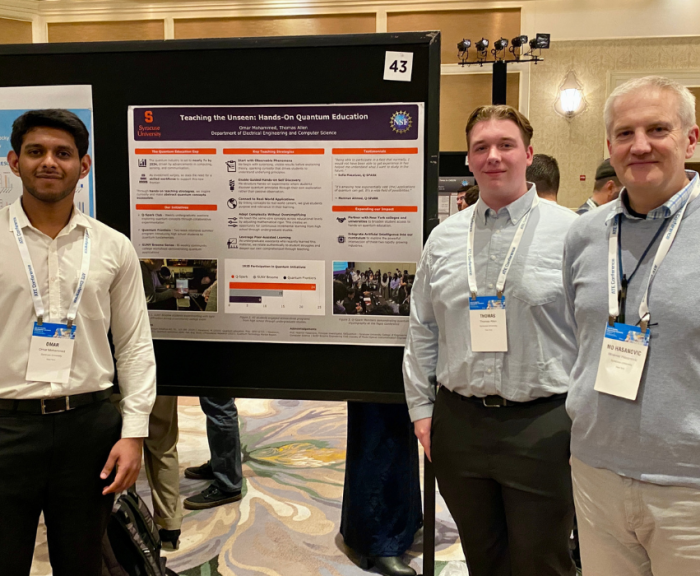 Omar Mohammed, Thomas Allen, and Professor Hasanovic