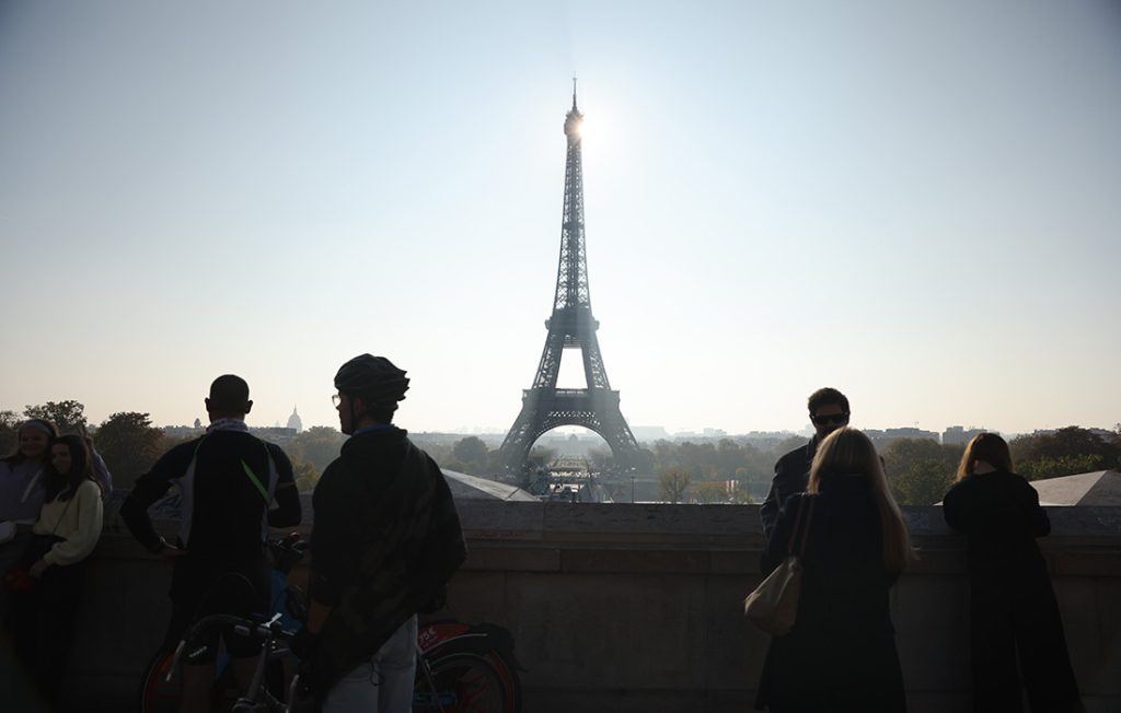 The Eiffel Tower in Paris, France