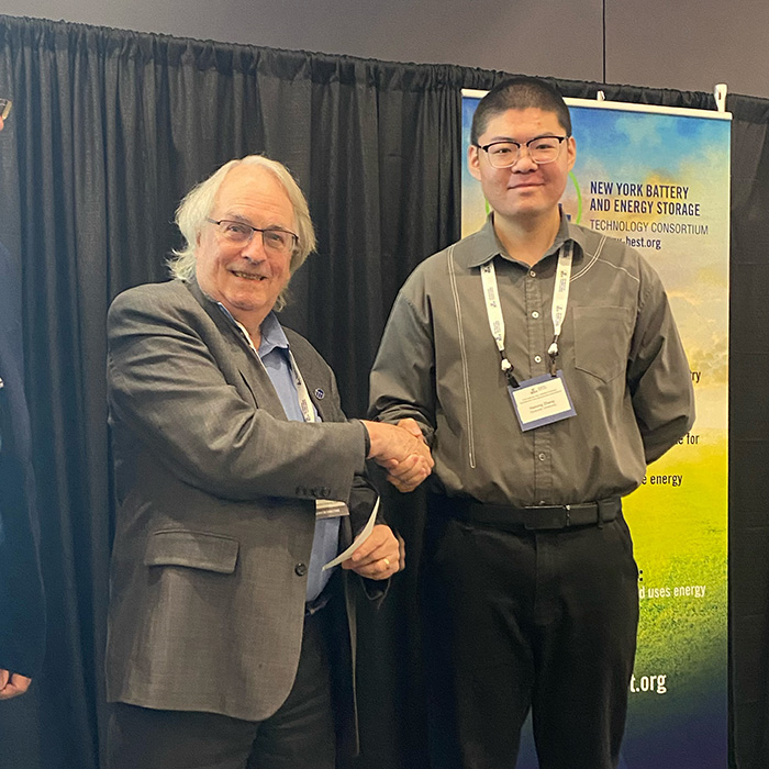 Dr. Stanley Whittingham and Haining Zhang