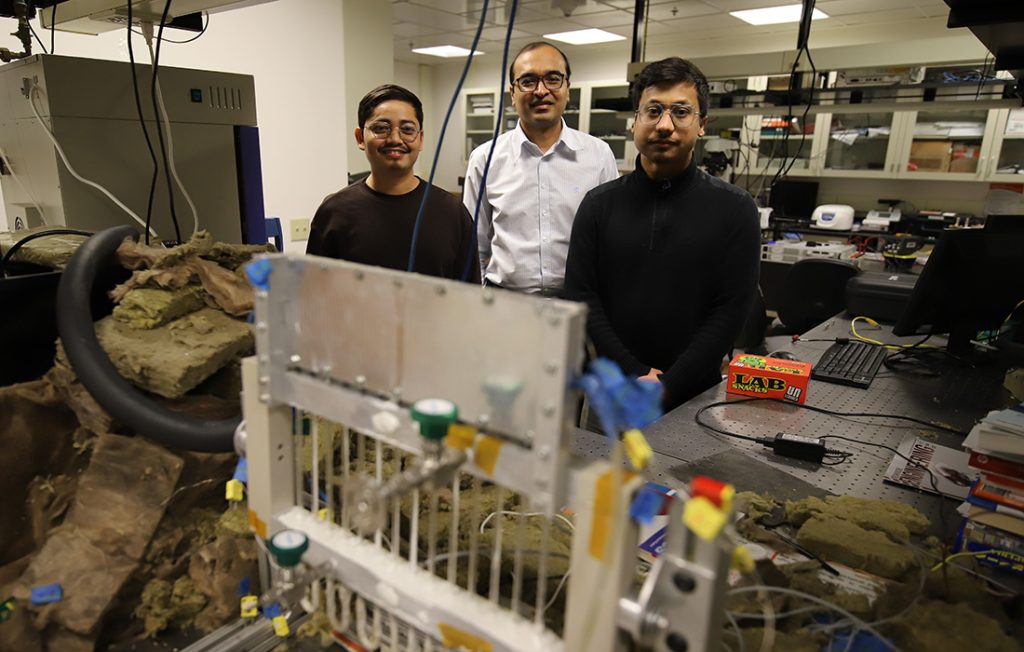 Professor Shalabh Maroo and his research team