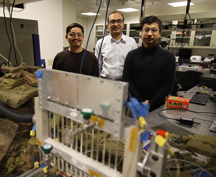 Professor Shalabh Maroo and his research team