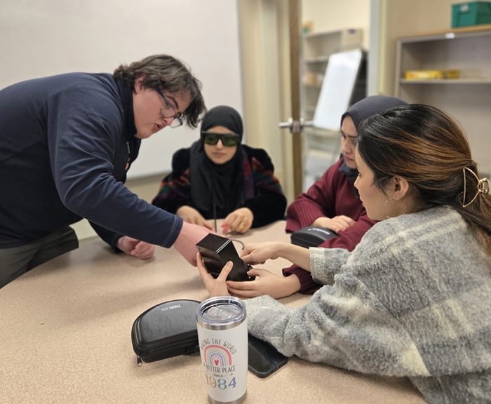 People participating in an exercise during the Q SUCCEED program