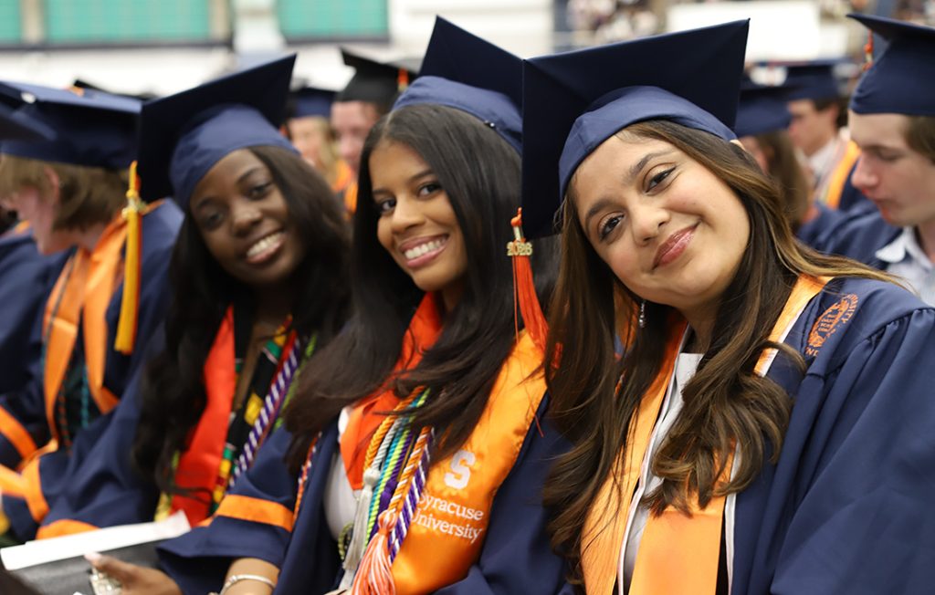 Students in the crowd at the 2026 Engineering and Computer Science Convocation