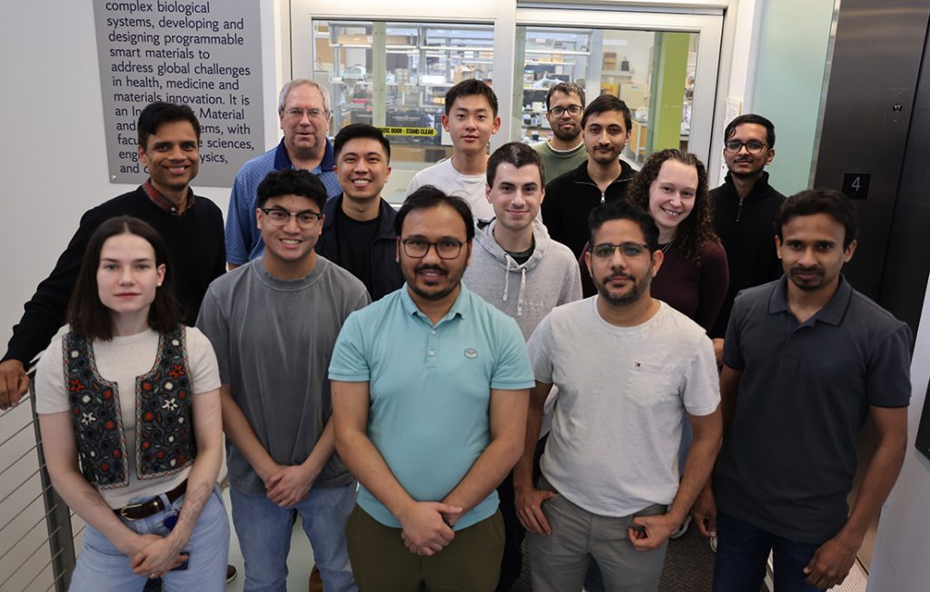 Professor Pranav Soman and his research team