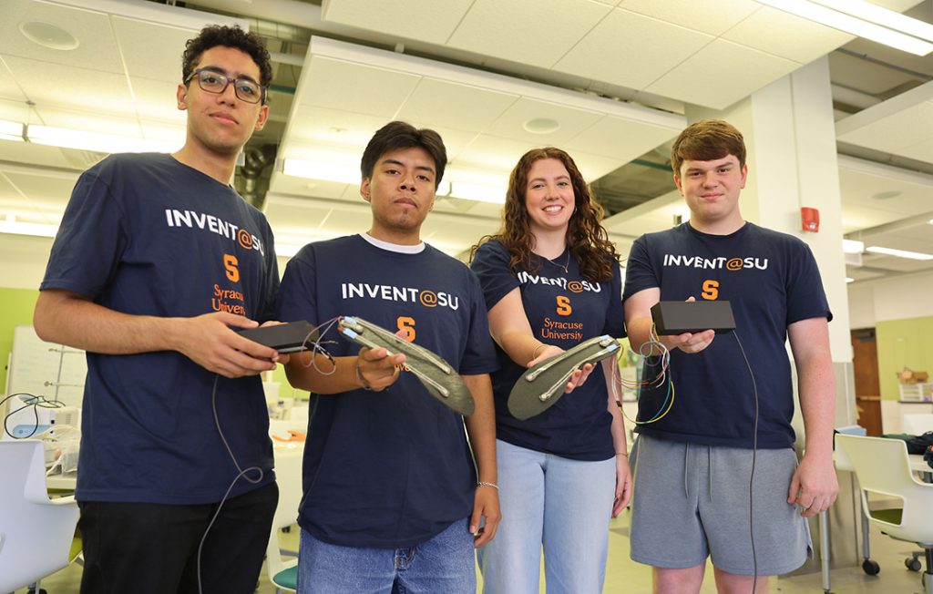 Team ACL Maxx with their prototype