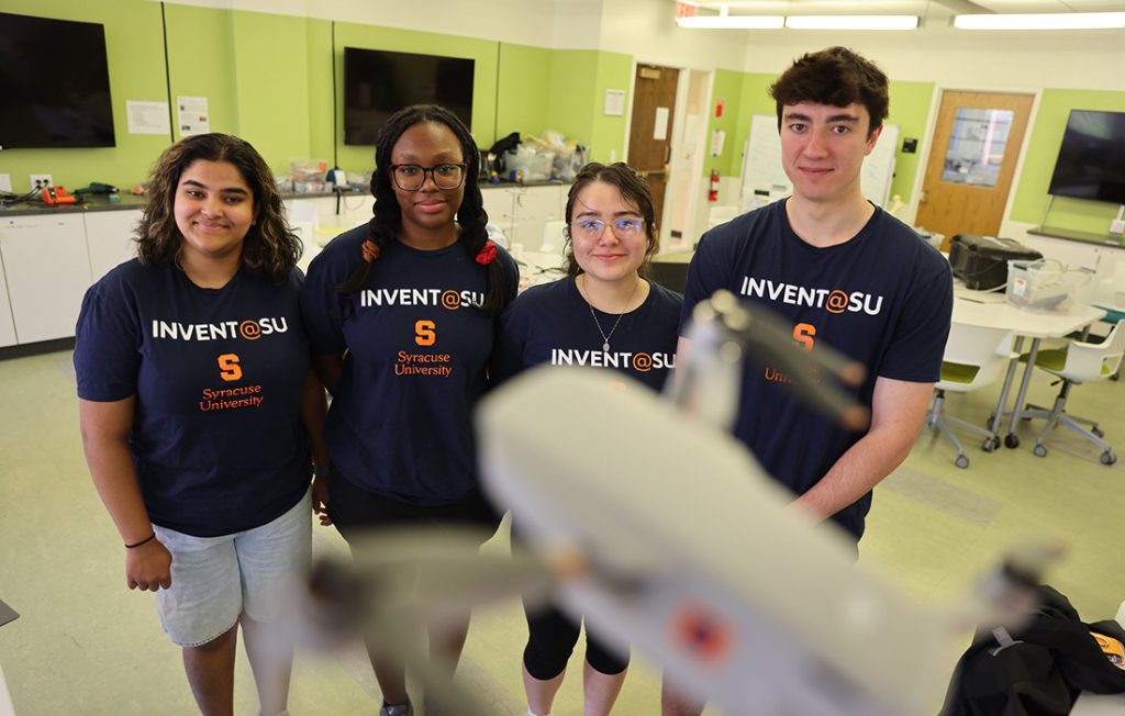 Team Sweep with their prototype